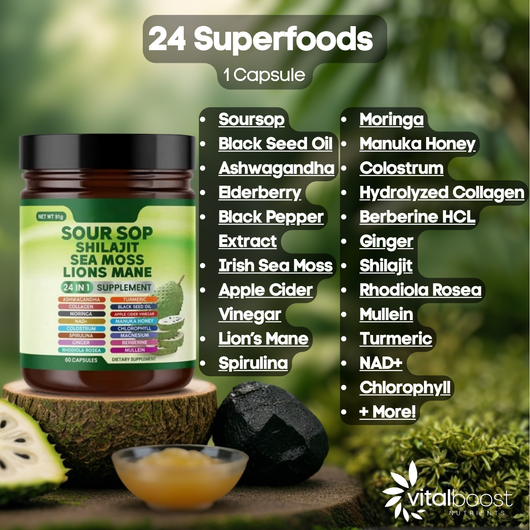 VitalBoost™ 24-In-1 Superfood Capsules